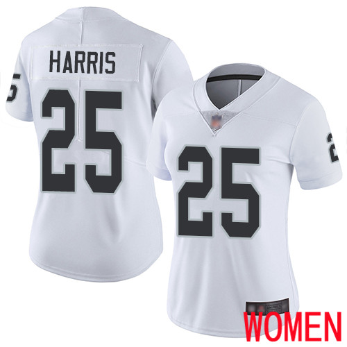 Oakland Raiders Limited White Women Erik Harris Road Jersey NFL Football 25 Vapor Untouchable Jersey